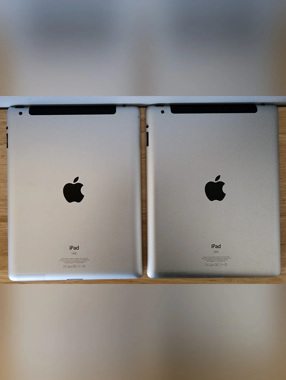 Lot Of 2 Apple iPad 2 Wi-Fi + 3G AT&T White/Silver | 32GB | A1396 Tested & Reset